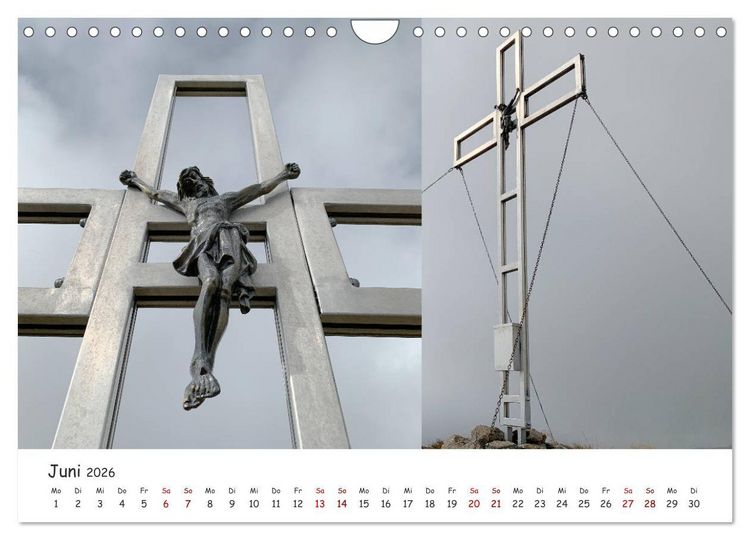 Produktbild: Bekannte und unbekannte S&uuml;dtiroler Gipfelkreuze im Detail (Wandkalender 2026 DIN A4 quer), CALVENDO Monatskalender