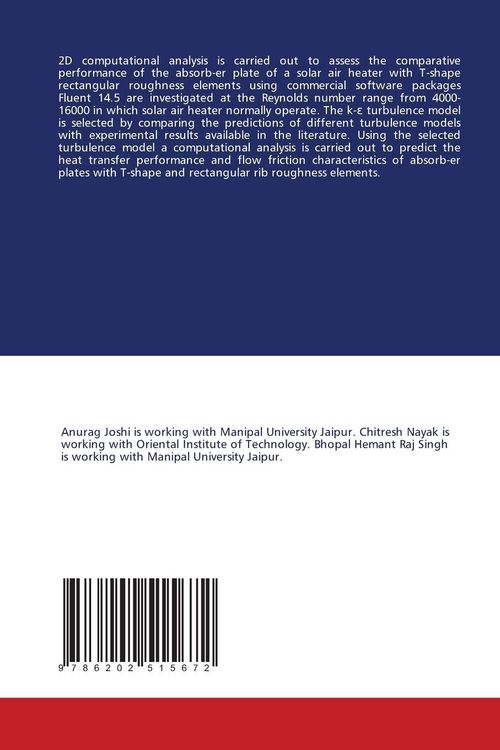 Produktbild: Solar Air Heater - An Analysis for thermal performance