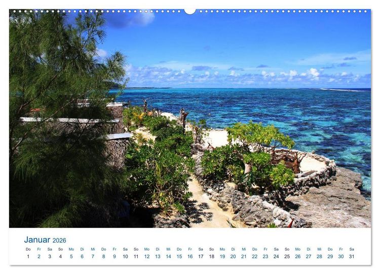 Produktbild: S&uuml;dsee-Insel Mo'orea (Wandkalender 2026 DIN A2 quer), CALVENDO Monatskalender