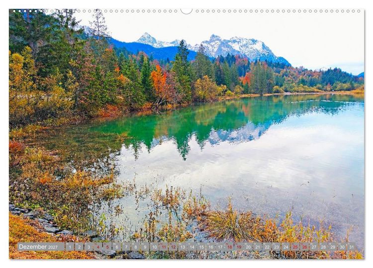 Produktbild: Herbst. Die letzten Farben des Jahres (hochwertiger Premium Wandkalender 2027 DIN A2 quer), Kunstdruck in Hochglanz