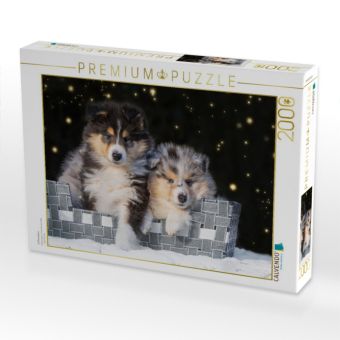 Produktbild: CALVENDO Puzzle Colliewelpen | 2000 Teile Lege-Gr&ouml;&szlig;e 90x67cm Foto-Puzzle f&uuml;r gl&uuml;ckliche Stunden