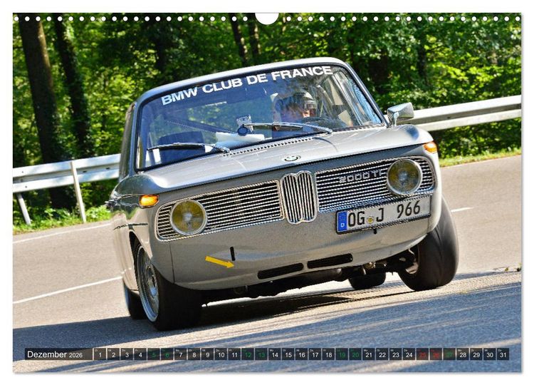 Produktbild: OLDTIMER BERGRENNEN - BMW Fahrzeuge (Wandkalender 2026 DIN A3 quer), CALVENDO Monatskalender