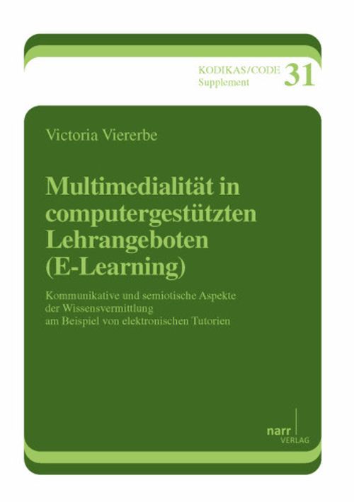 Produktbild: Multimedialit&auml;t in computergest&uuml;tzten Lehrangeboten (E-Learning)