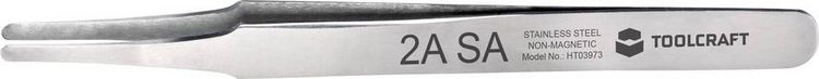 Produktbild: TOOLCRAFT TO-5861040 Pr&auml;zisionspinzette 1 St&uuml;ck 2a SA 120mm