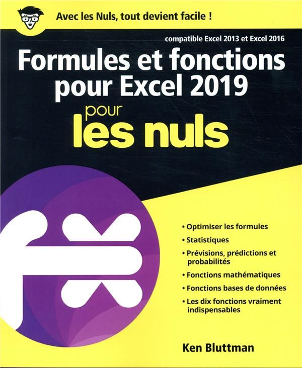 Produktbild: Formules et fonctions pour Excel 2019 pour les nuls