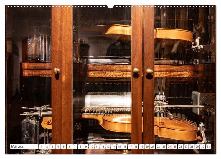 Produktbild: Selbstspielende Musikinstrumente (Wandkalender 2026 DIN A2 quer), CALVENDO Monatskalender