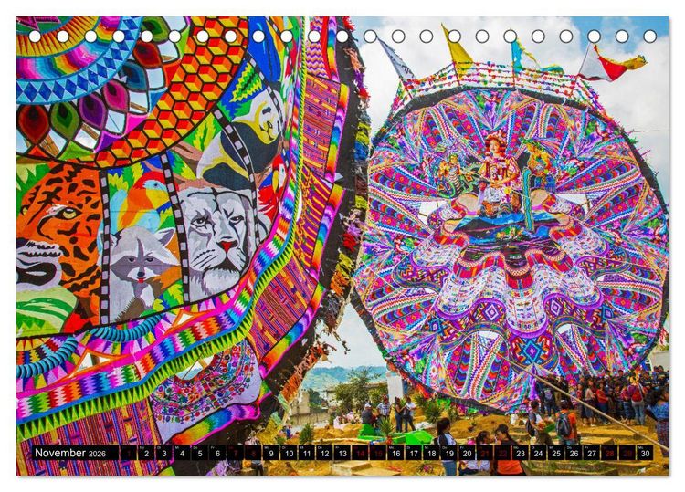 Produktbild: Guatemala - das Herz des Mayareiches (Tischkalender 2026 DIN A5 quer), CALVENDO Monatskalender