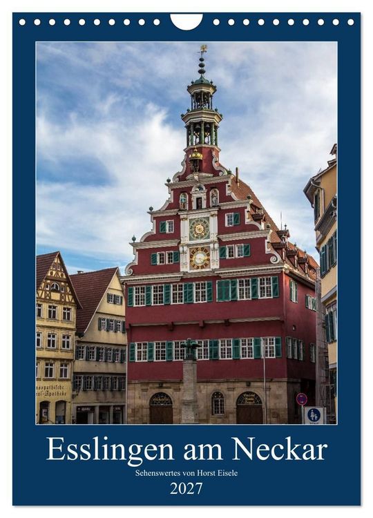 Produktbild: Esslingen am Neckar - Sehenswertes (Wandkalender 2027 DIN A4 hoch), CALVENDO Monatskalender