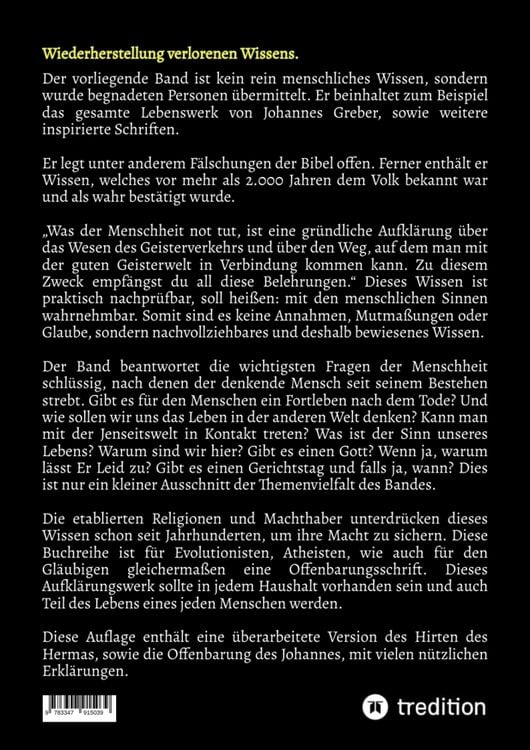 Produktbild: 2. Auflage 1. Band von Neuaufbau der Urbibel
