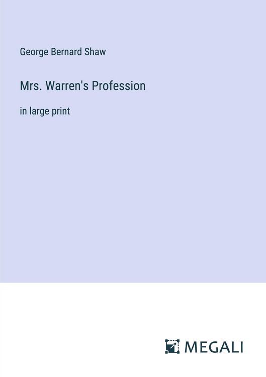 Produktbild: Mrs. Warren's Profession