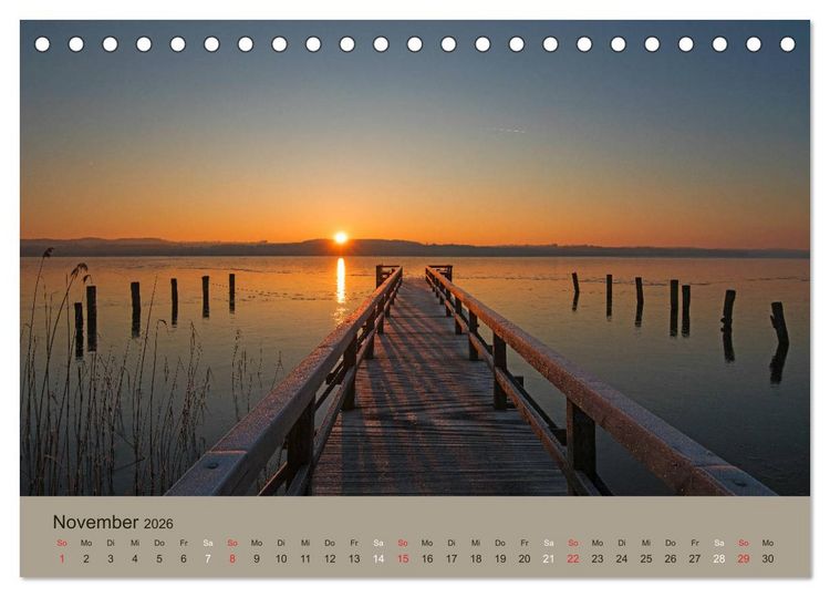 Produktbild: Lichtstimmungen im sch&ouml;nen Schleswig Holstein (Tischkalender 2026 DIN A5 quer), CALVENDO Monatskalender