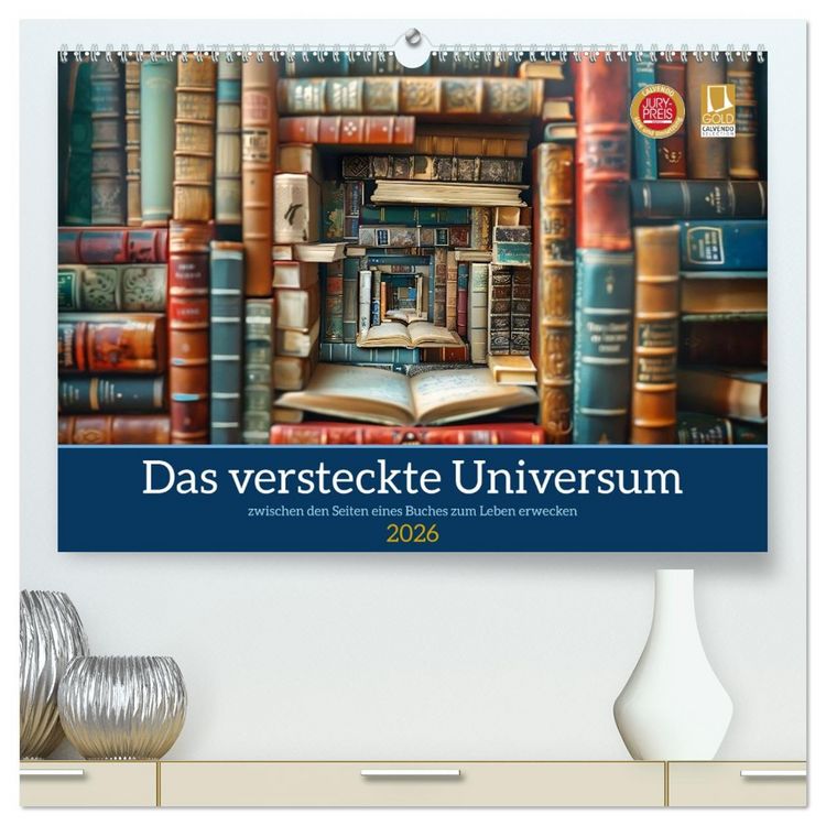 Produktbild: Das versteckte Universum (hochwertiger Premium Wandkalender 2026 DIN A2 quer), Kunstdruck in Hochglanz