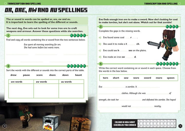 Produktbild: Minecraft English Ages 5-6