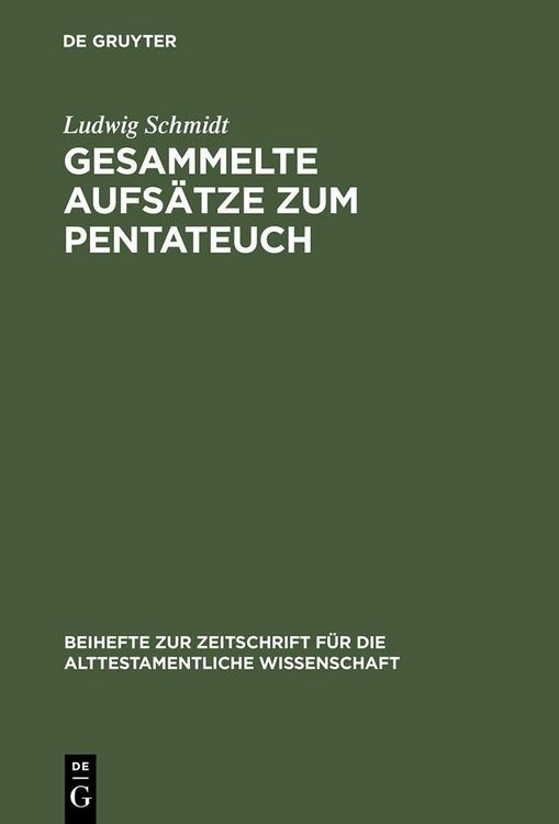 Produktbild: Gesammelte Aufs&auml;tze zum Pentateuch