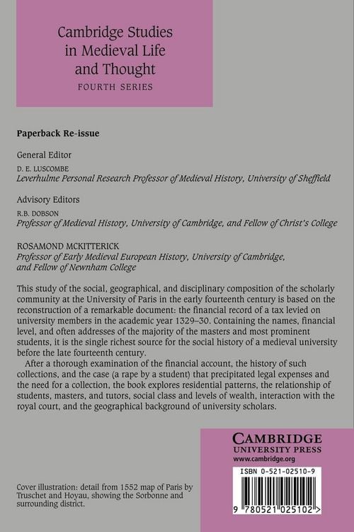 Produktbild: Parisian Scholars in the Early Fourteenth Century