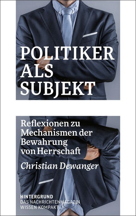 Produktbild: Politiker als Subjekt