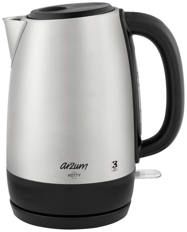 Produktbild: Arzum AR3074 Wasserkocher schnurlos, &Uuml;berhitzungsschutz Inox Fassungsverm&ouml;gen: 1.7l