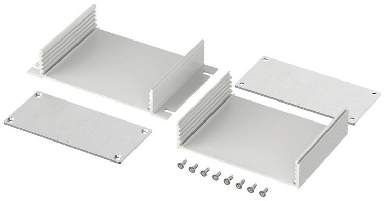 Produktbild: Bopla FILOTEC F 1048-80 WL 97218080.HMT1 Flansch-Geh&auml;use 105 x 48 x 80 Aluminium Aluminium (eloxiert) 1 St.