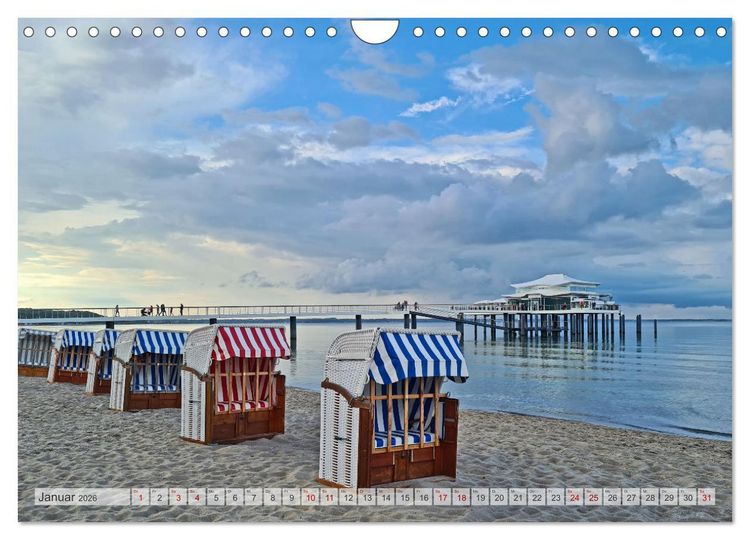 Produktbild: Timmendorfer Strand und Umgebung (Wandkalender 2026 DIN A4 quer), CALVENDO Monatskalender