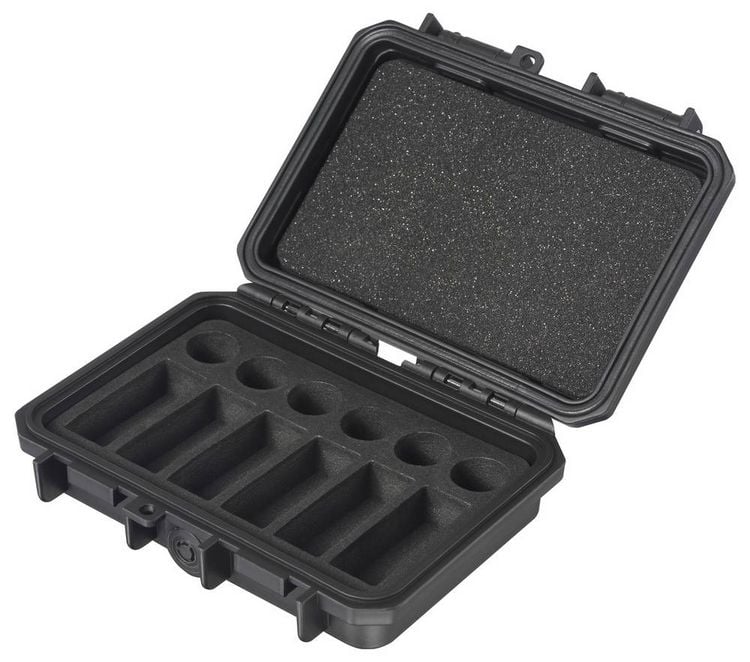 Produktbild: VOLTCRAFT Outdoor Akku-/Batteriekoffer 12x 9 V Block, CR123A, CR2, 18350 (L x B x H) 15.7 x 12.55 x 4.6 cm