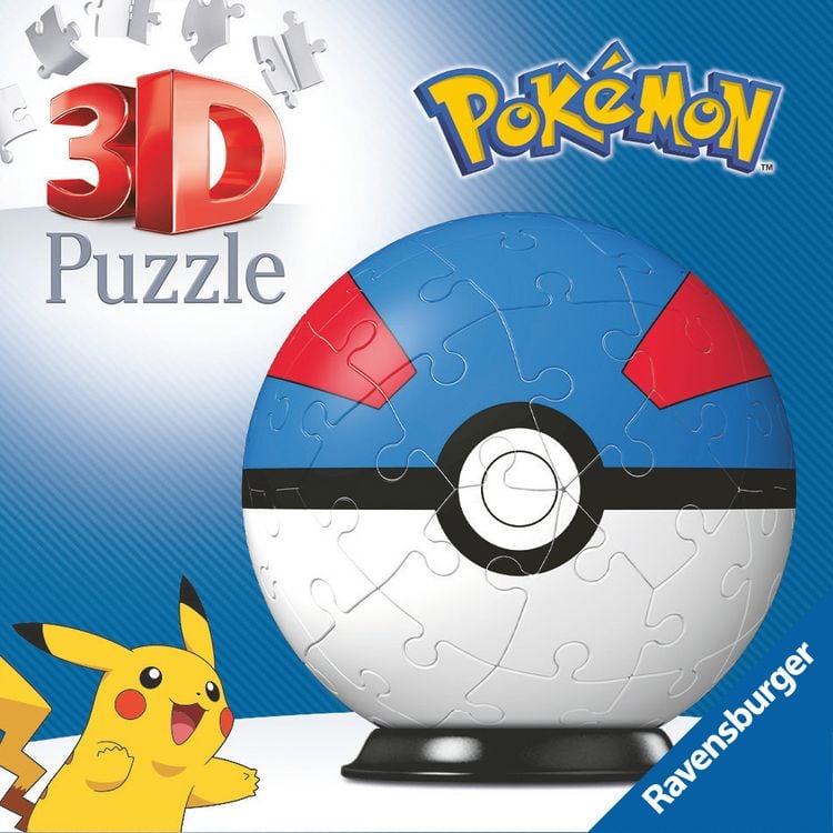 Produktbild: 3D Puzzle-Ball Pok&eacute;mon Superball