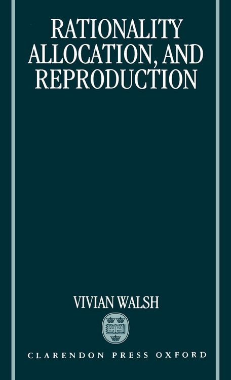 Produktbild: Rationality, Allocation, and Reproduction