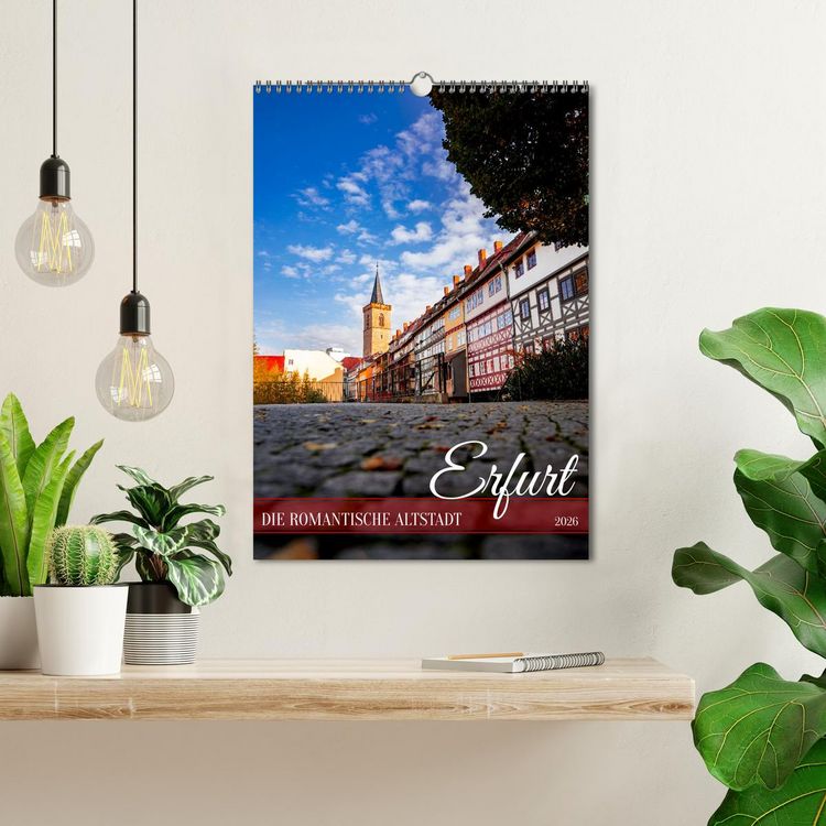 Produktbild: Erfurt - Die romantische Altstadt (Wandkalender 2026 DIN A3 hoch), CALVENDO Monatskalender