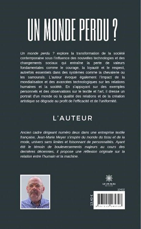 Produktbild: Un monde perdu ?