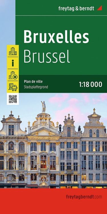Produktbild: freytag & berndt Stadtplan Bruxelles / Br&uuml;ssel 1:18.000
