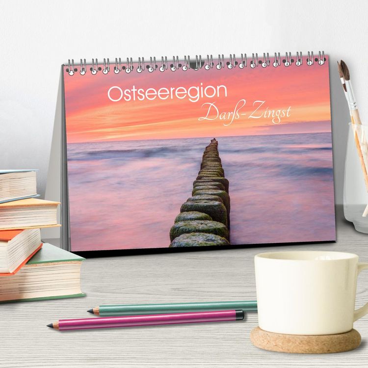 Produktbild: Ostseeregion Dar&szlig;-Zingst (Tischkalender 2026 DIN A5 quer), CALVENDO Monatskalender