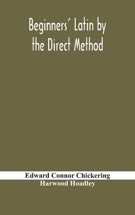 Produktbild: Beginners' Latin By The Direct Method