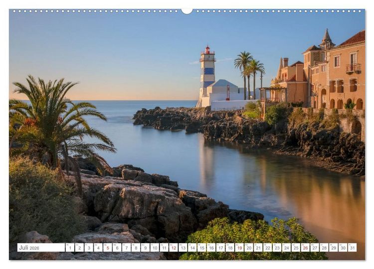 Produktbild: Portugal, der bunte S&uuml;den Europas (hochwertiger Premium Wandkalender 2026 DIN A2 quer), Kunstdruck in Hochglanz