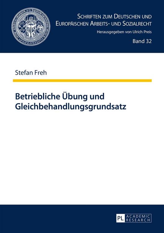 Produktbild: Betriebliche &Uuml;bung und Gleichbehandlungsgrundsatz