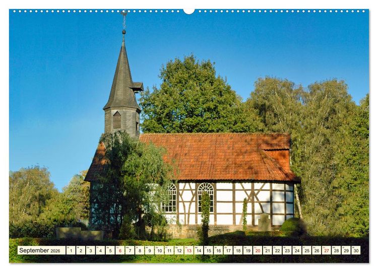 Produktbild: Baukunst Fachwerk (hochwertiger Premium Wandkalender 2026 DIN A2 quer), Kunstdruck in Hochglanz