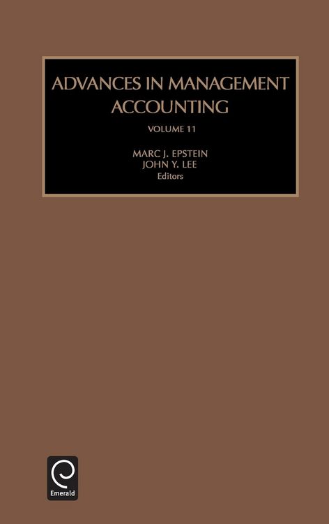 Produktbild: Advances in Management Accounting