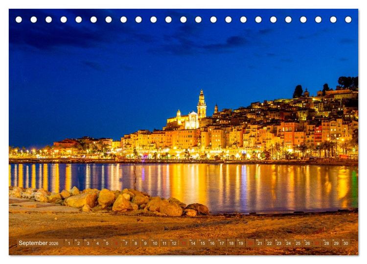 Produktbild: Zauber der C&ocirc;te d'Azur (Tischkalender 2026 DIN A5 quer), CALVENDO Monatskalender