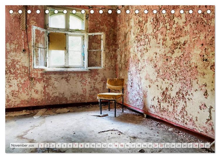 Produktbild: Lost Places Kalender - Daylight (Tischkalender 2026 DIN A5 quer), CALVENDO Monatskalender