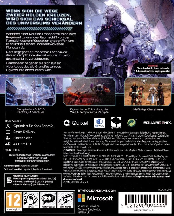 Produktbild: Star Ocean - The Divine Force