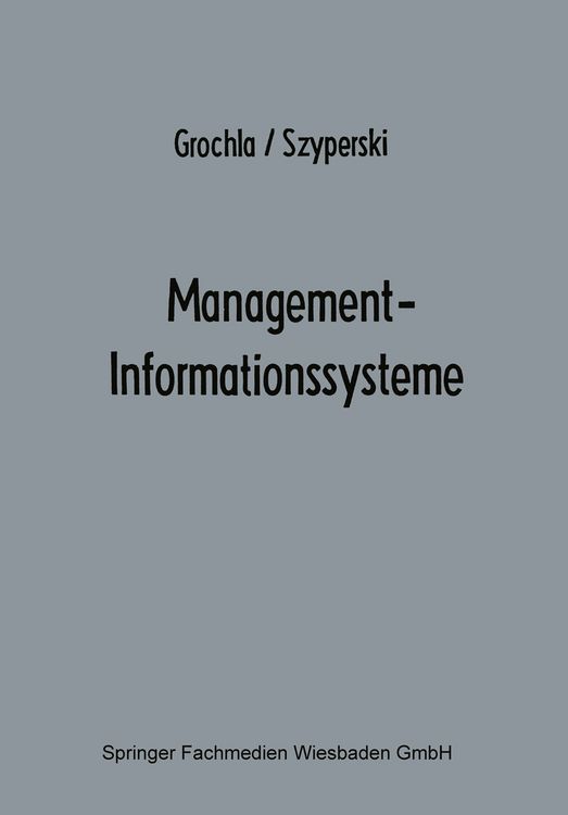 Produktbild: Management-Informationssysteme