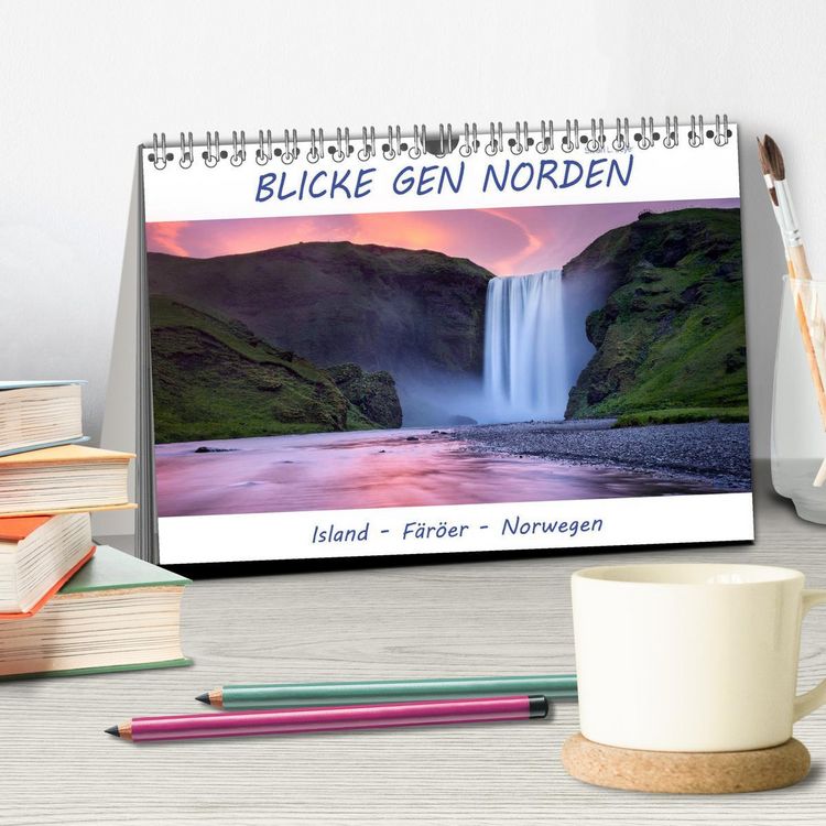 Produktbild: Blicke gen Norden (Tischkalender 2026 DIN A5 quer), CALVENDO Monatskalender
