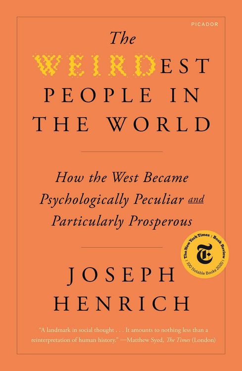 Produktbild: The WEIRDest People in the World
