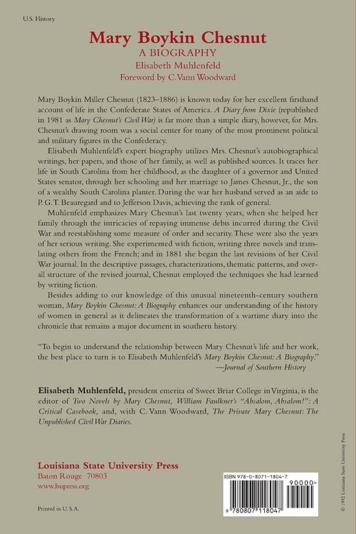 Produktbild: Mary Boykin Chesnut
