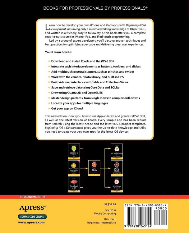 Produktbild: Beginning iOS 6 Development