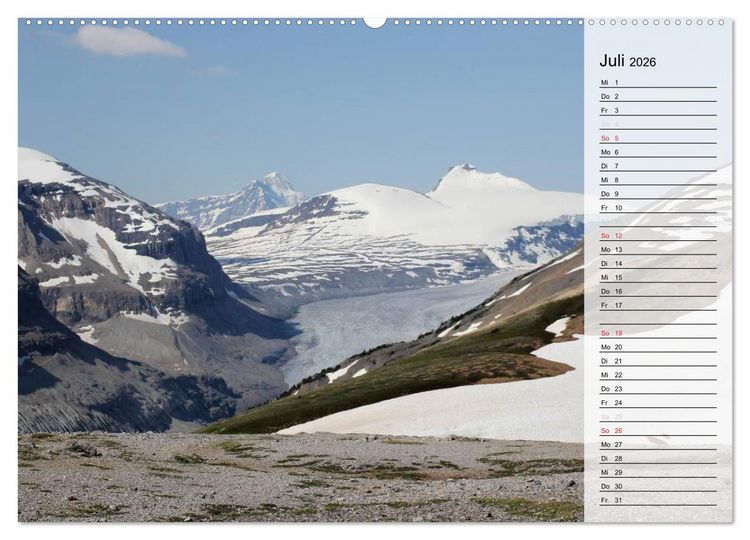 Produktbild: Rocky Mountains 2026 (hochwertiger Premium Wandkalender 2026 DIN A2 quer), Kunstdruck in Hochglanz
