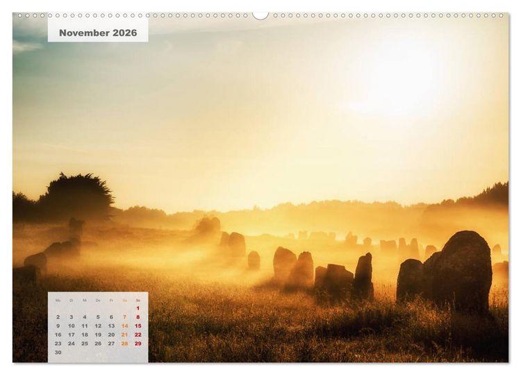 Produktbild: Bretagne - K&uuml;ste im Licht (Wandkalender 2026 DIN A2 quer), CALVENDO Monatskalender