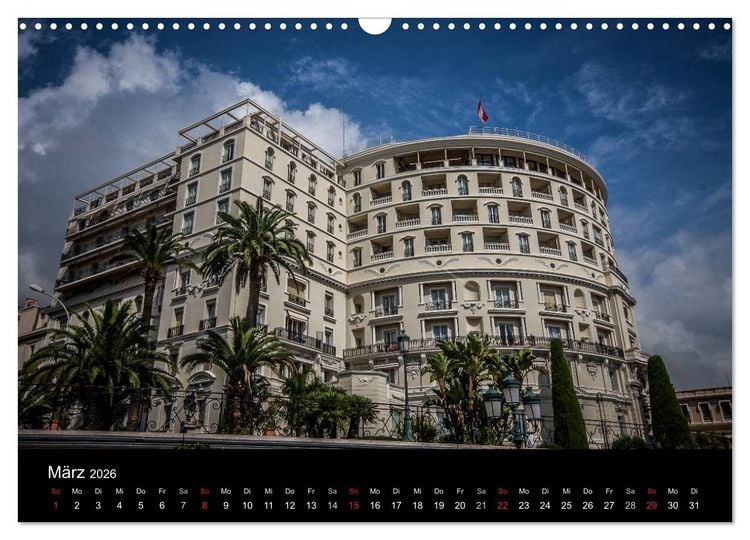 Produktbild: Monaco - Das F&uuml;rstentum an der franz&ouml;sischen Mittelmeerk&uuml;ste (Wandkalender 2026 DIN A3 quer), CALVENDO Monatskalender