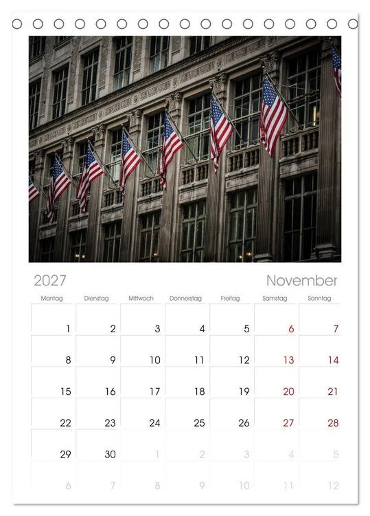 Produktbild: Tischplaner 2027 - New York Shoots (A5 Tischkalender zum Aufstellen) CALVENDO