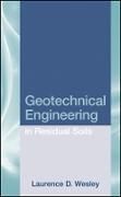 Produktbild: Geotechnical Engineering in Residual Soils