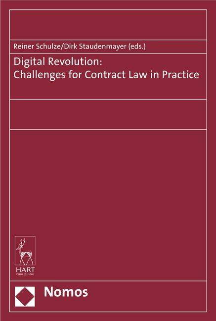 Produktbild: Digital Revolution: Challenges for Contract Law in Practice