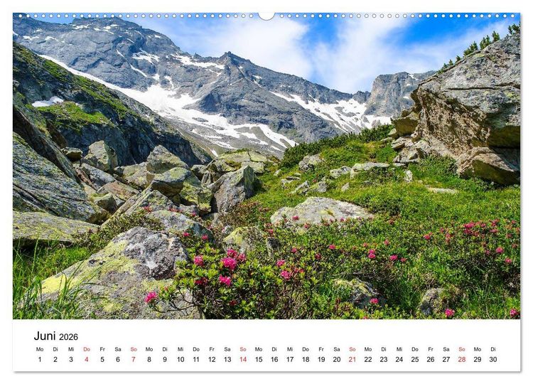 Produktbild: Herrliche Berglandschaften - Impressionen aus &Ouml;sterreich und Bayern (Wandkalender 2026 DIN A2 quer), CALVENDO Monatskalender